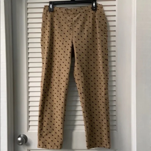 Isaac Mizrahi Polka Dot Pants 12 - Picture 3 of 8